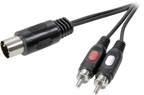 SpeaKa Professional SP 7870640 DIN Connector RCA Audio Phono Cable