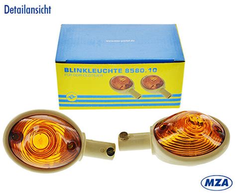 Blinker Blinkleuchte Lenker Simson Schwalbe KR51 Star SR4 MZ Alte Form