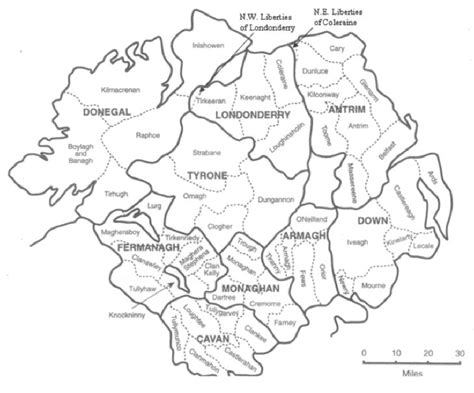 Counties And Baronies Of Ulster