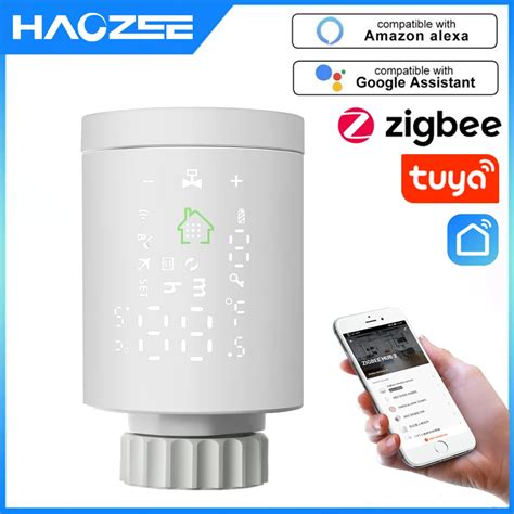 Tuya Smart Zigbee Heizk Rper Antrieb Programmierbare Thermostat