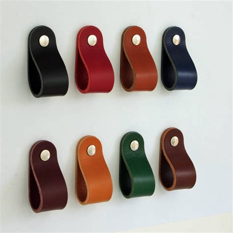 Leather Cabinet Pulls S Drawer Cabinet Pulls Drawer Handles Etsy