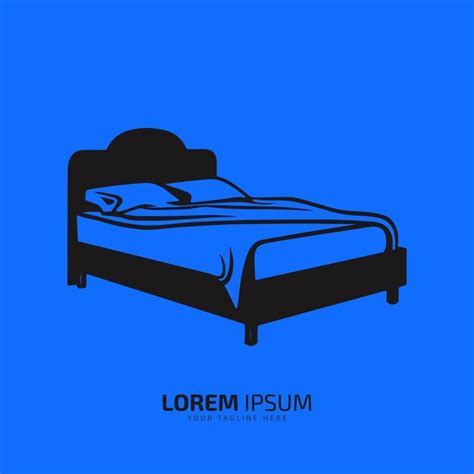 Un Logotipo De Cama Cama Icono C Moda Cama Vector Silueta Dise O