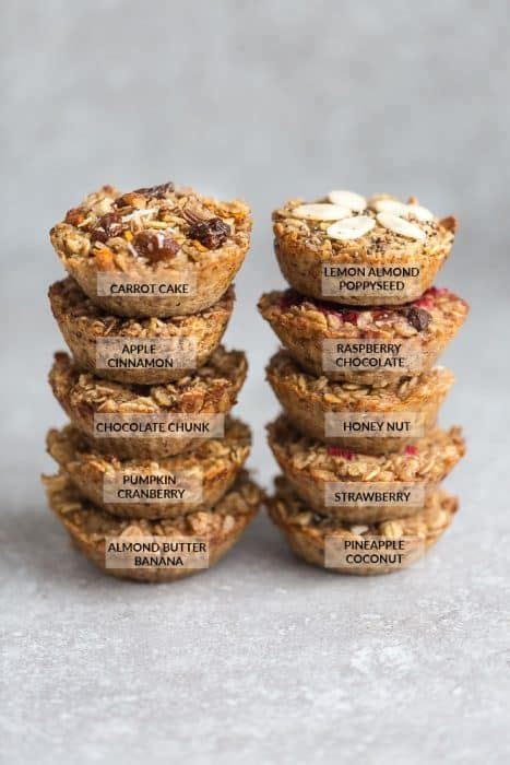 These Baked Oatmeal Cups Make The Perfect Easy And Healthy Make Ahead