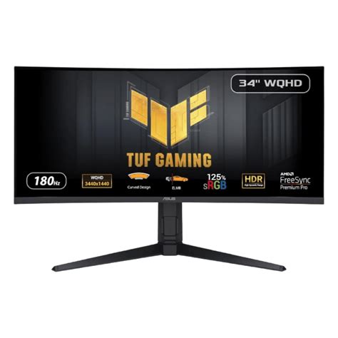 Asus Tuf Gaming Vg34vql3a 34 Inch Curved Gaming Monitor