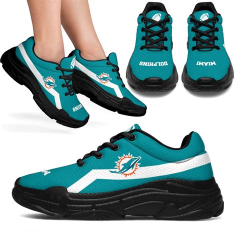 Edition Chunky Sneakers With Pro Miami Dolphins Shoes – Vota Color