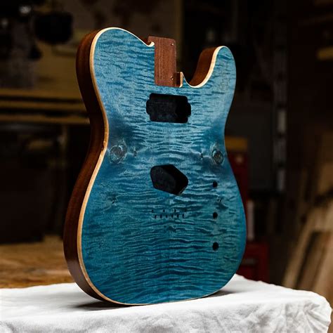 Flamed Maple Telecaster Body Maple Sapele Tele Reverb