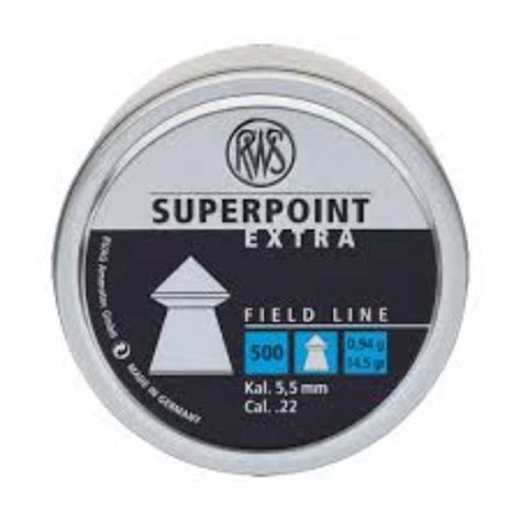 RWS Superpoint Xtra 22 Pellets 500 The Gun Cupboard