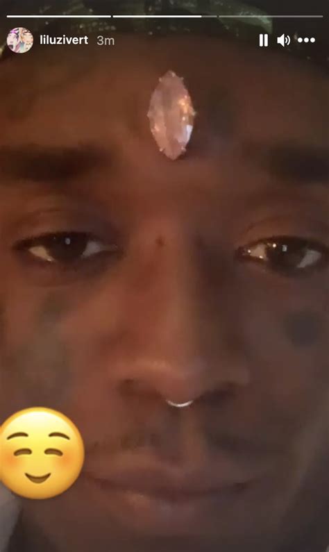 Lil Uzi Vert appears to have pierced an enormous diamond into his forehead | The FADER