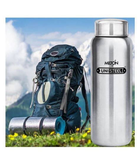 Milton Aqua 750 Silver 750 Ml Steel Water Bottle Set Of 1 Buy Online