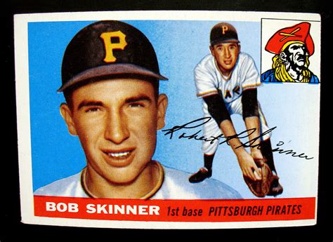 1955 Topps BOB SKINNER 88 Baseball Card VG EX Condition PITTSBURGH