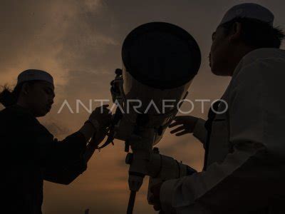 PANTAU HILAL PENENTUAN IDUL ADHA ANTARA Foto