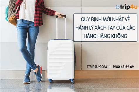 Quy định mới nhất về hành lý xách tay của các hãng hàng không trong nước