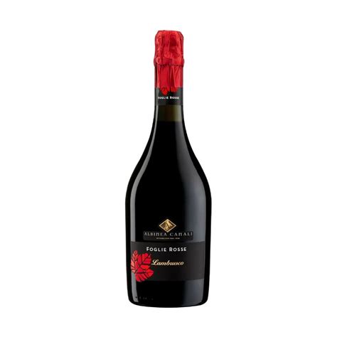 Albinea Canali Lambrusco Reggiano Doc Foglie Rosse Ml Elegantly Red