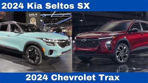 Kia Seltos Sx Vs Chevrolet Trax Compact Adventure Suv