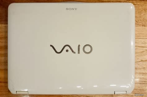 laptop sony vaio core 2 duo ram 4gb ổ cứng 160gb màu trắng bạc 5giay