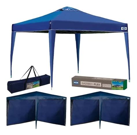 Gazebo Tenda Articulado 3x3 Mor Sanfonada 4 Paredes Frete grátis