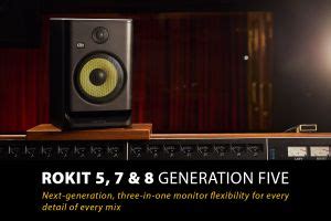 KRK Launches ROKIT Generation Five Studio Monitors