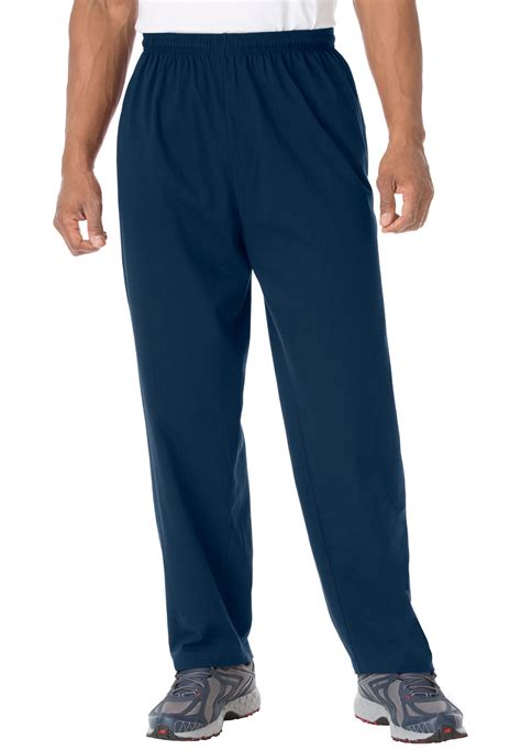 Kingsize Kingsize Mens Big And Tall Lightweight Jersey Sweatpants