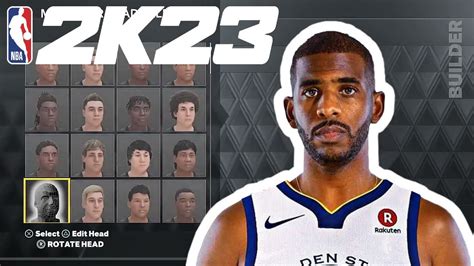 HOW TO MAKE YOUR MYPLAYER LOOK EXACTLY LIKE CHRIS PAUL IN NBA2K23 YouTube