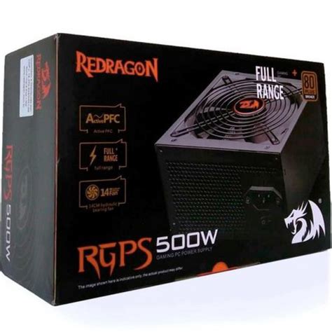 Fonte Gamer Redragon Rgps W Plus Bronze Preta