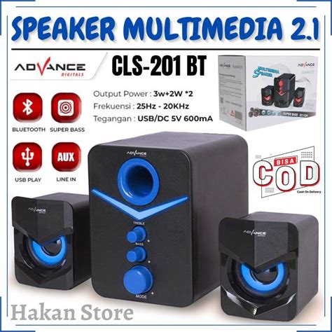 Speaker Advance Cls Bt Bluetooth Xtra Power Sound Speaker Aktif