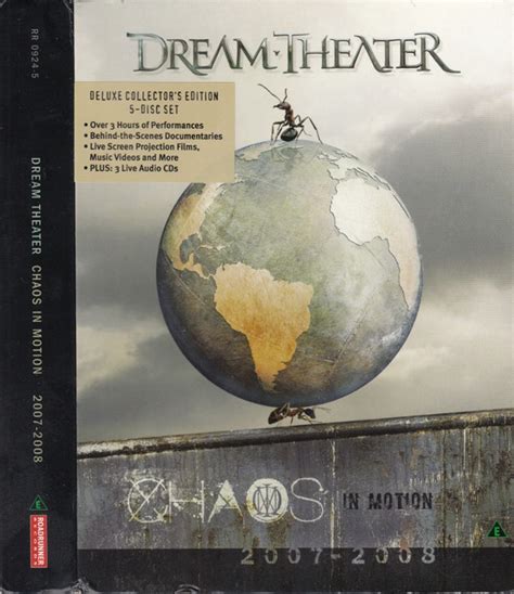 Dream Theater Chaos In Motion 2008 DVD Discogs