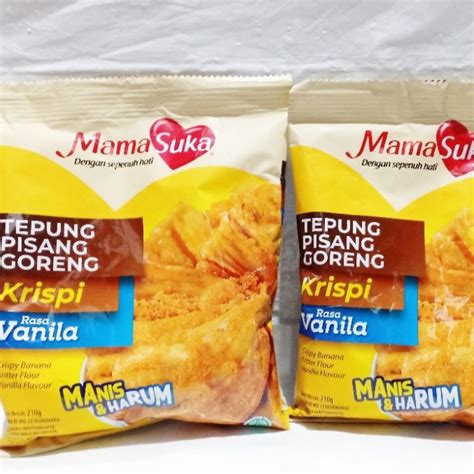 Jual TEPUNG PISANG GORENG KRISPI MAMASUKA VANILA Shopee Indonesia