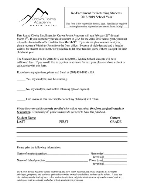 Fillable Online Re Enrollment Form Nebula Wsimg Fax