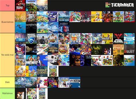 Todos Los Juegos Que He Jugado Tier List Community Rankings Tiermaker