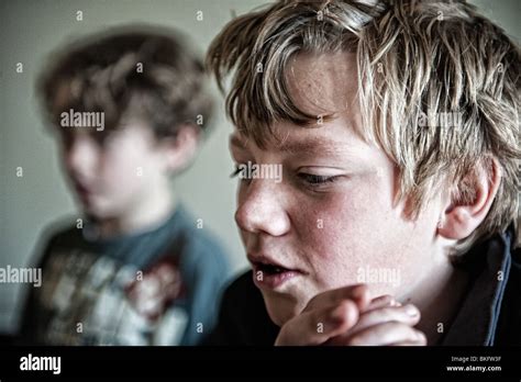 Two brothers marveling at something together Stock Photo - Alamy