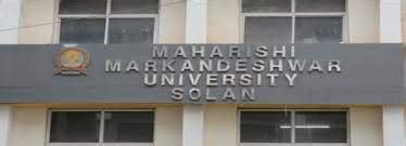 Maharishi Markandeshwar University [MMU], Solan: Courses, Fees, Placements