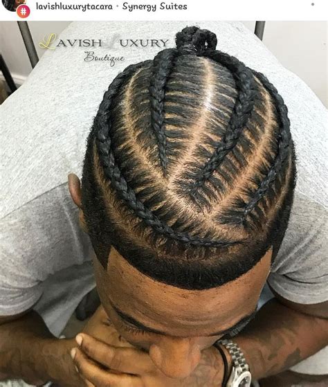 Untitled Trenzas pegadas hombre Cabello de hombres negros Diseños