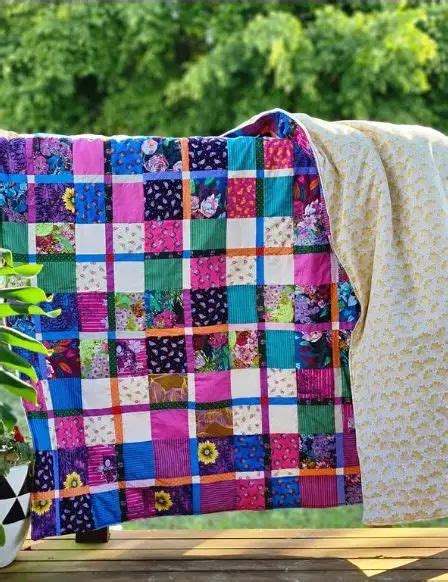 The Plaid Ish Quilt Tutorial Sewing With Scraps Quilt Tutorials Quilts Plaid Quilt