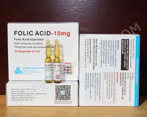 Folic Acid Injection 10mg1ml Hebei Mepha Co Ltd