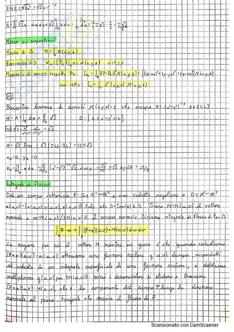 Analisi Matematica Ii Parte Teoria Ed Esercitazioni