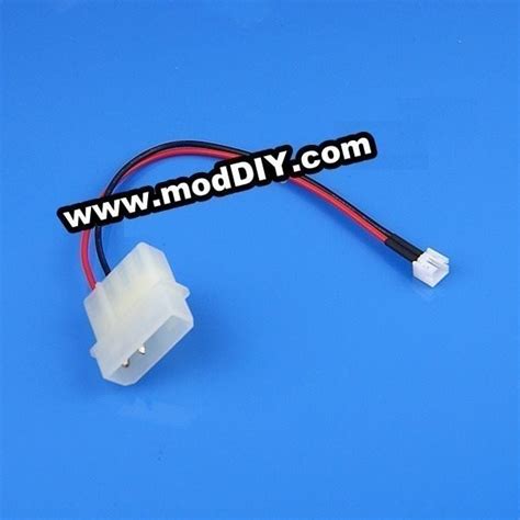 4 Pin Molex Connector Male To 2 Pin Gpu Mini Fan Connector Male 20mm Moddiy