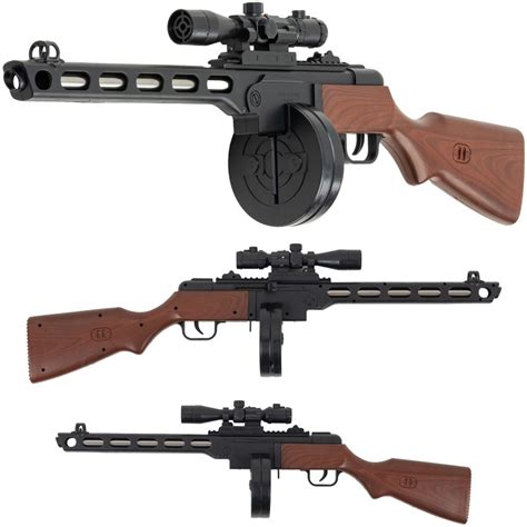 Automatas šaudantis plastikinėmis kulkomis PPSH 41