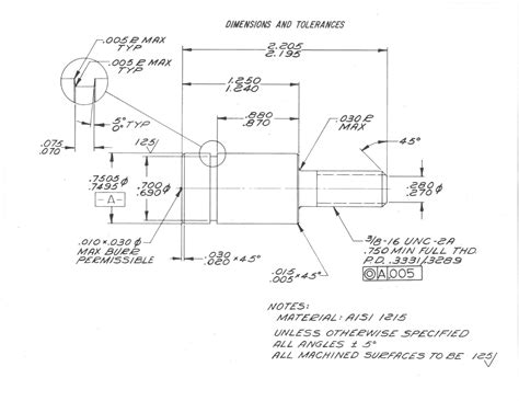 Critical Dimension Drawing at Theresa Sotelo blog
