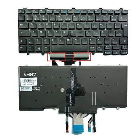 New BR Brazil English US Backlit Keyboard For Dell Latitude E5450 E7450