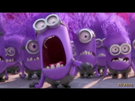 Purple Minion Angry Moment Despicable Me Hd Youtube