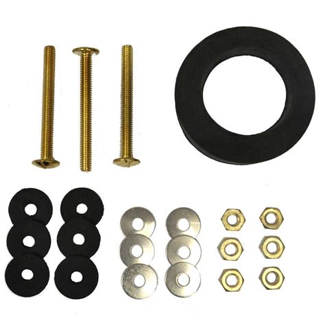 Everbilt 516 In X 3 In Toilet Tank To Bowl Gasket Kit And Wall