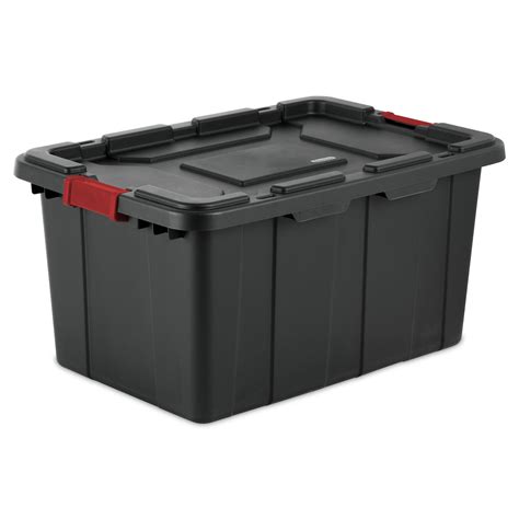 Sterilite 27 Gallon Black Industrial Tote