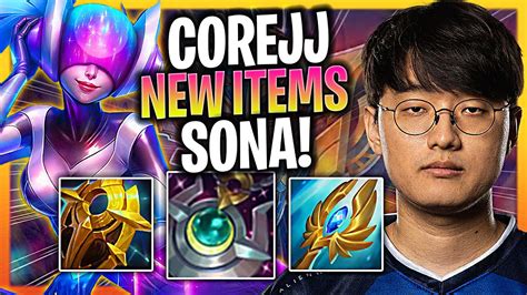 COREJJ IS READY TO PLAY SONA WITH NEW ITEMS TL Corejj Plays Sona