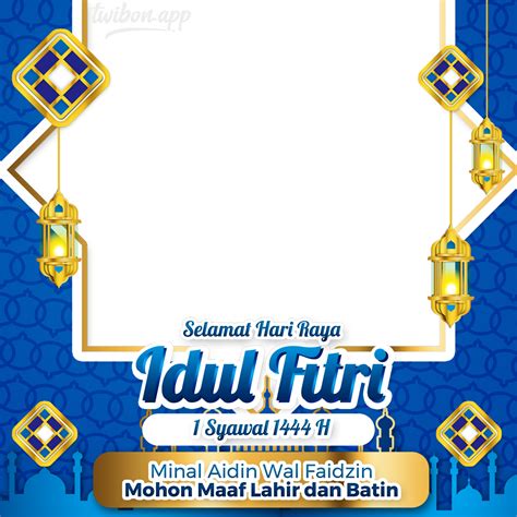 Twibbon Idul Fitri Mohon Maaf Lahir Batin