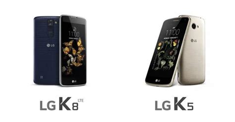 Lg Outs K8 And K5 Smartphones For The Mid Range