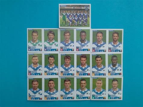 Brescia Figurine Calciatori Panini Squadra Completa Brescia