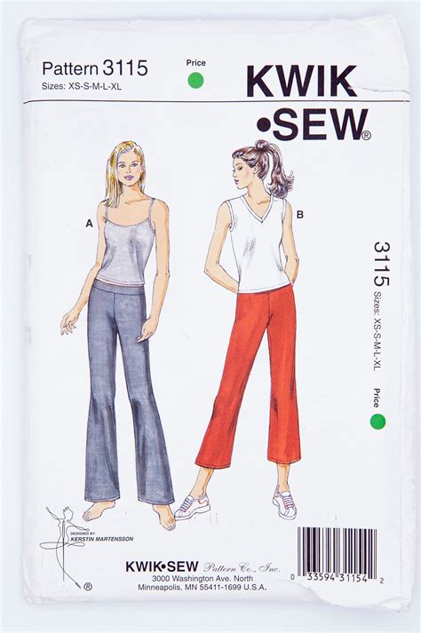 Kwik Sew Sewing Pattern Vintage Pattern Misses Etsy