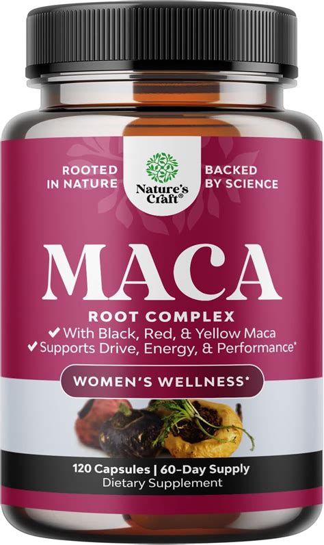 Amazon Kaya Naturals Maca Plus Capsules Organic Maca Root