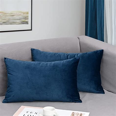 Navy Blue Throw Pillow Covers Atelier Yuwa Ciao Jp