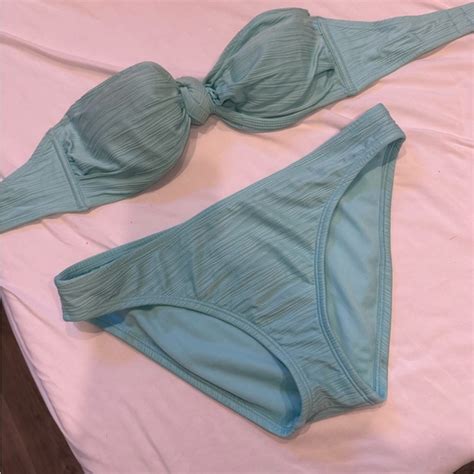 Shade Shore Swim Shade Shore Light Blue Bikini Set Poshmark